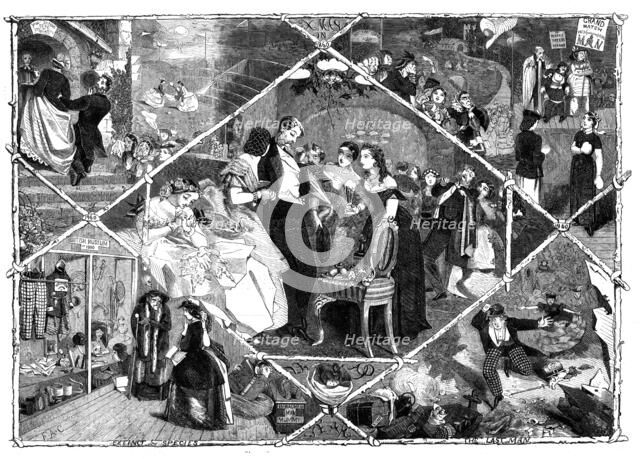 Christmas in Leap Year - by Florence Claxton, 1860. Creator: Gilks.