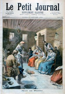 Christmas in Russia, 1893 (1894). Artist: Oswaldo Tofani