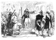 Christmas Pantomimes and Burlesques: scene from "Wat Tyler, at the Gaiety Theatre, 1870. Creator: Unknown