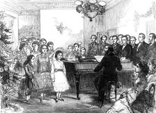 Christmas party at the Royal Normal College of Music for the Blind, 1874. Creator: Unknown