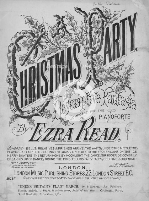 'Christmas Party', c1909. Artist: Unknown.