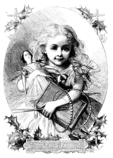 "Christmas Presents" - drawn by George Thomas, 1862. Creator: William Luson Thomas