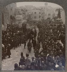 Christmas procession in Bethlehem c1900