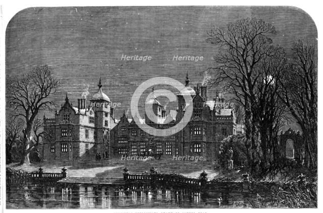 Christmas Reflections - drawn by Samuel Read, 1857. Creator: Mason Jackson.