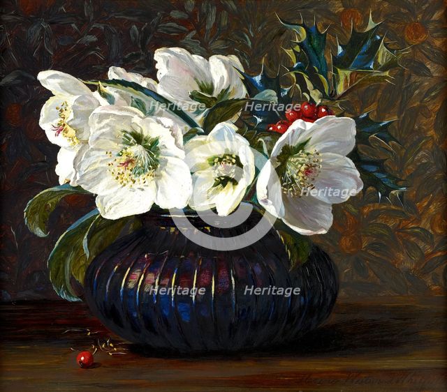 Christmas Roses, 1880. Creator: Florence Westwood Whitfield.