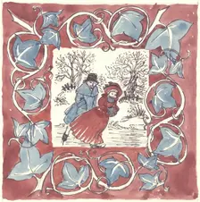 Christmas skaters, c1970. Creator: Shirley Markham