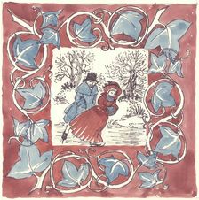 Christmas skaters, c1970. Creator: Shirley Markham