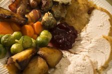 Christmas turkey dinner, 2006. Artist: Historic England Staff Photographer