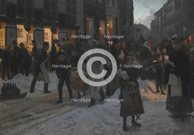 Christmas time, Copenhagen, 1890.