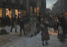 Christmas time, Copenhagen, 1890