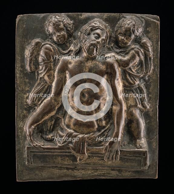 Christ's Body Held by Two Angels, 15th century. Creator: Unknown.