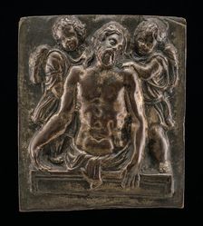Christ's Body Held by Two Angels, 15th century. Creator: Unknown