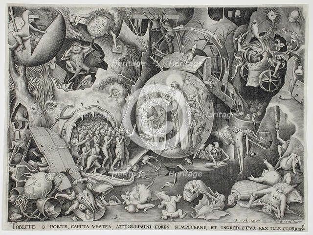 Christ's Descent into Limbo, c1561. Creator: Pieter van der Heyden.