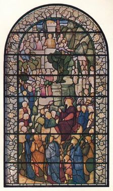 Christ's Entry Into Jerusalem, Window in the Church of St. Peter, Vere Street, London c1883. Artist: Sir Edward Coley Burne-Jones