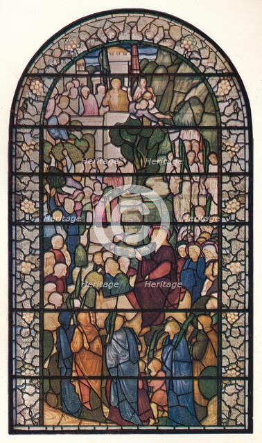 'Christ's Entry Into Jerusalem, Window in the Church of St. Peter, Vere Street, London', c1883. Artist: Sir Edward Coley Burne-Jones.