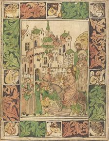 Christ's Entry into Jerusalem, c. 1450. Creator: Unknown