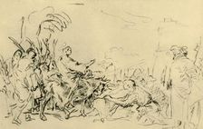 Christ's entry into Jerusalem c1759, (1928). Artist: Giovanni Domenico Tiepolo