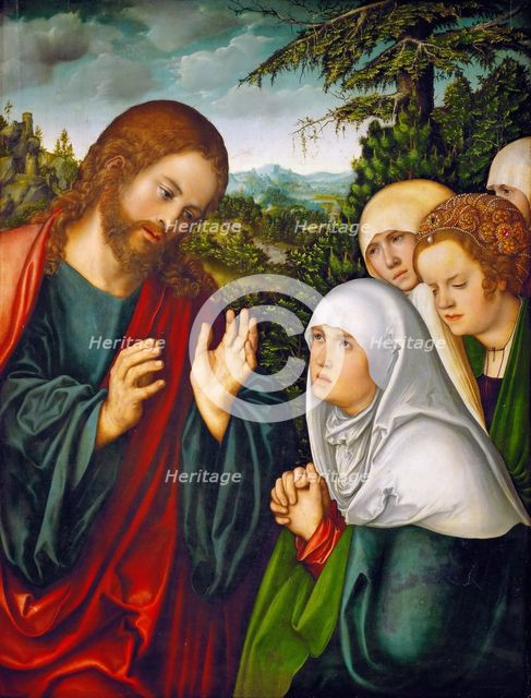 Christ's farewell to the holy women.