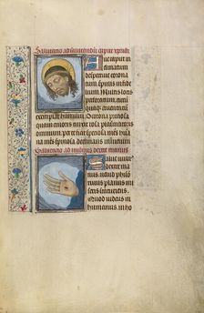 Christ's Head: Christ's Right Hand with Wound; Arenberg Hours, early 1460s. Creator: Willem Vrelant