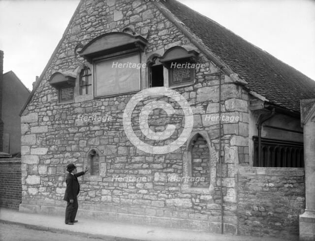 Christ's Hospital almshouses, Abingdon, Oxfordshire, c1860-c1922. Artist: Henry Taunt