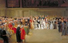 Christ's Hospital, St Matthew's Day, 1798 Artist: Thomas Stothard