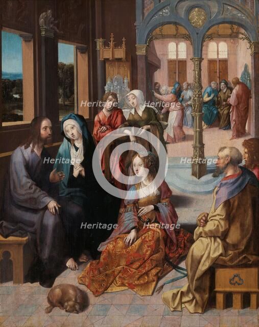 Christ’s Second Visit to the House of Mary and Martha, c.1515-c.1520. Creator: Cornelius Engebrechtsz.