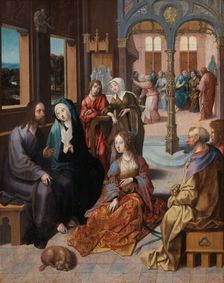 Christ’s Second Visit to the House of Mary and Martha, c.1515-c.1520. Creator: Cornelius Engebrechtsz