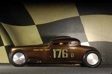 Chrisman Bonneville coupe 331 1951. Artist: Simon Clay