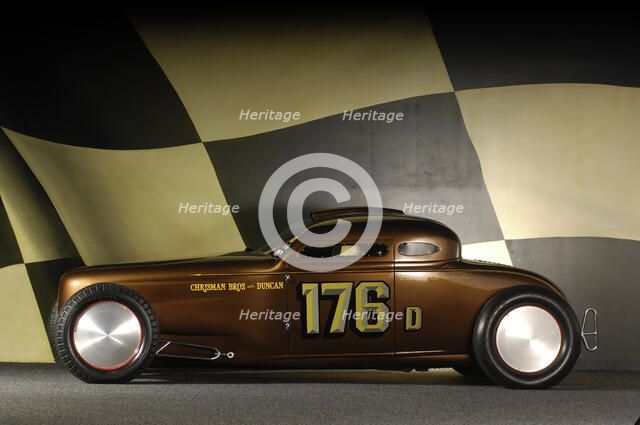 Chrisman Bonneville coupe 331 1951. Artist: Simon Clay.