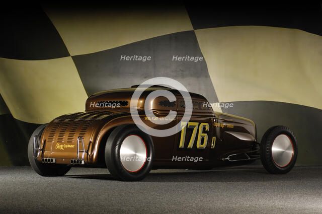 Chrisman Bonneville coupe 331 1951. Artist: Simon Clay.