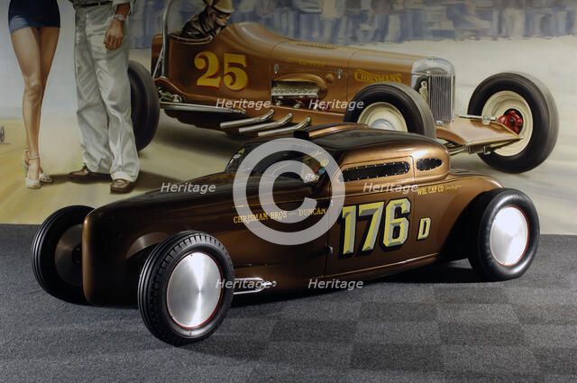 Chrisman Bonneville coupe 331 1951. Artist: Simon Clay.