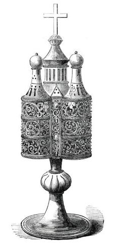 Chrismatory, from the Archaeological Institute Museum, 1850. Creator: Unknown