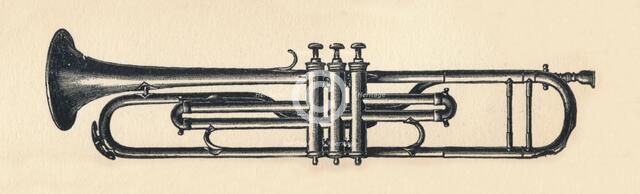 'Chromatic Trumpet', 1895. Creator: Unknown.