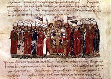 Chronicle of Ioannes ho Skylitzes Miniature showing the punishment to the accomplices in the …