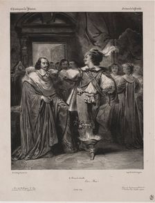 Chronicles of France: Scene of the Fronde - The Prince of Condé, 1829. Creator: Eugène François Marie Joseph Devéria (French, 1805-1865); Achille Devéria (French, 1800-1857), and