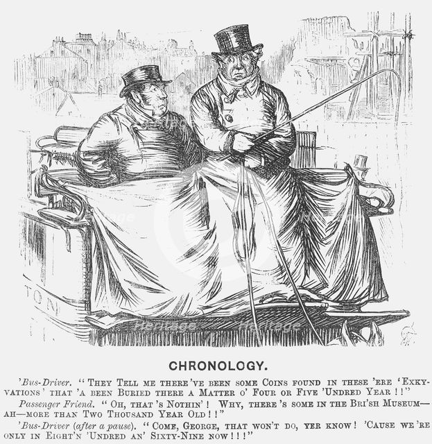 'Chronology', 1869. Creator: Charles Samuel Keene.