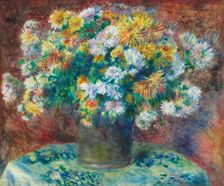 Chrysanthemums, 1881/82. Creator: Pierre-Auguste Renoir