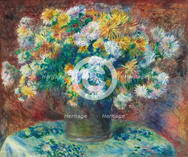 Chrysanthemums, 1881/82. Creator: Pierre-Auguste Renoir.