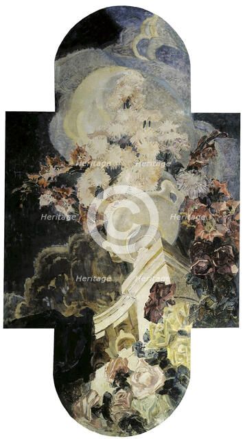 'Chrysanthemums', 1894.  Artist: Mikhail Vrubel