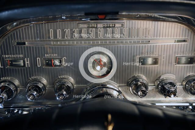 Chrysler Imperial convertible 1959. Artist: Simon Clay.