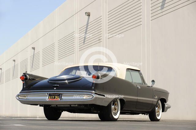 Chrysler Imperial convertible 1959. Artist: Simon Clay.