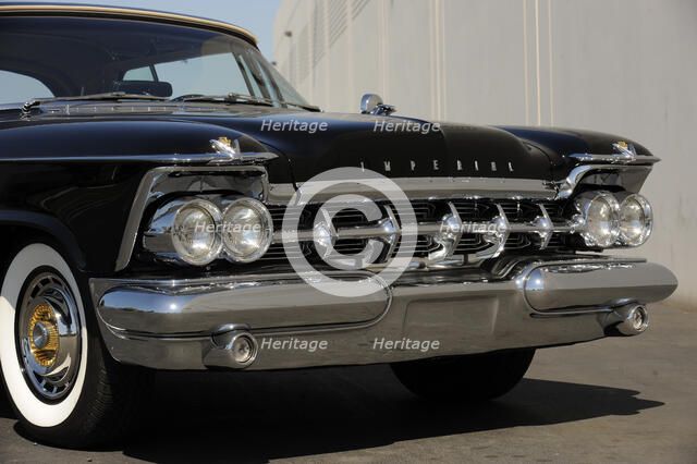 Chrysler Imperial convertible 1959. Artist: Simon Clay.