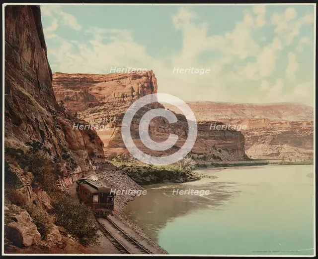 Citadel Walls, Canyon of the Grand, Utah, c1900. Creator: William H. Jackson.