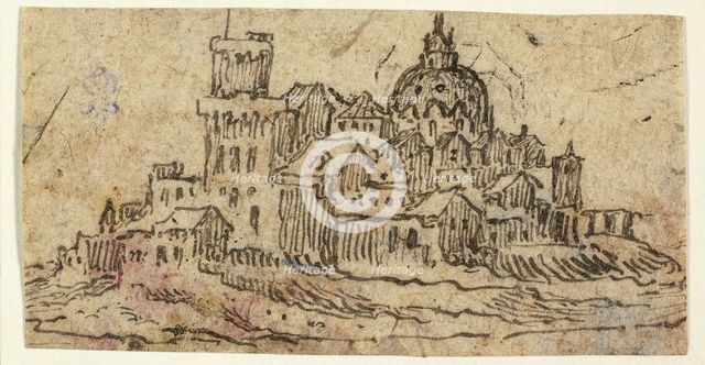 Citadel with Dome, n.d. Creator: Unknown.