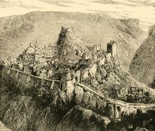 Citadel and Palace of the Ancient Kings of Bulgaria at Tirnova", 1890. Creator: Unknown