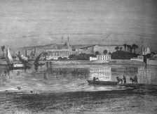Citadel in Cairo, from the Nile c1882