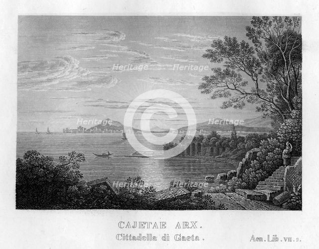 Citadel of Messina, Sicily, Italy, c1833. Creator: Unknown.