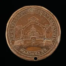 Citadel of Parma [reverse], 1545/1547. Creator: Gian Federigo Bonzagna