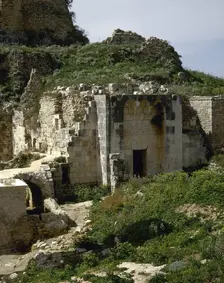 Citadel of Salah Ed-Din or Saladin Castle, near Al-Haffah, Syria, 2001. Creator: LTL