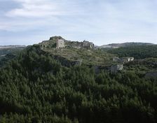 Citadel of Salah Ed-Din or Saladin Castle, near Al-Haffah, Syria, 2001. Creator: LTL